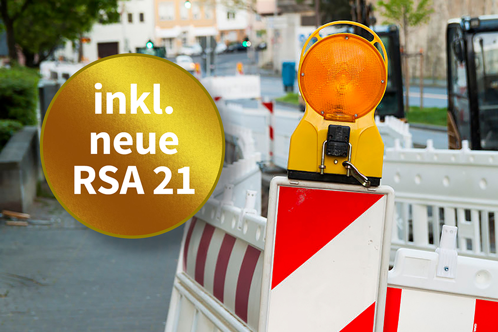 Webinar Eintägige Grundausbildung nach RSA 21/MVAS 99 (innerörtliche Straßen, Landstraßen)