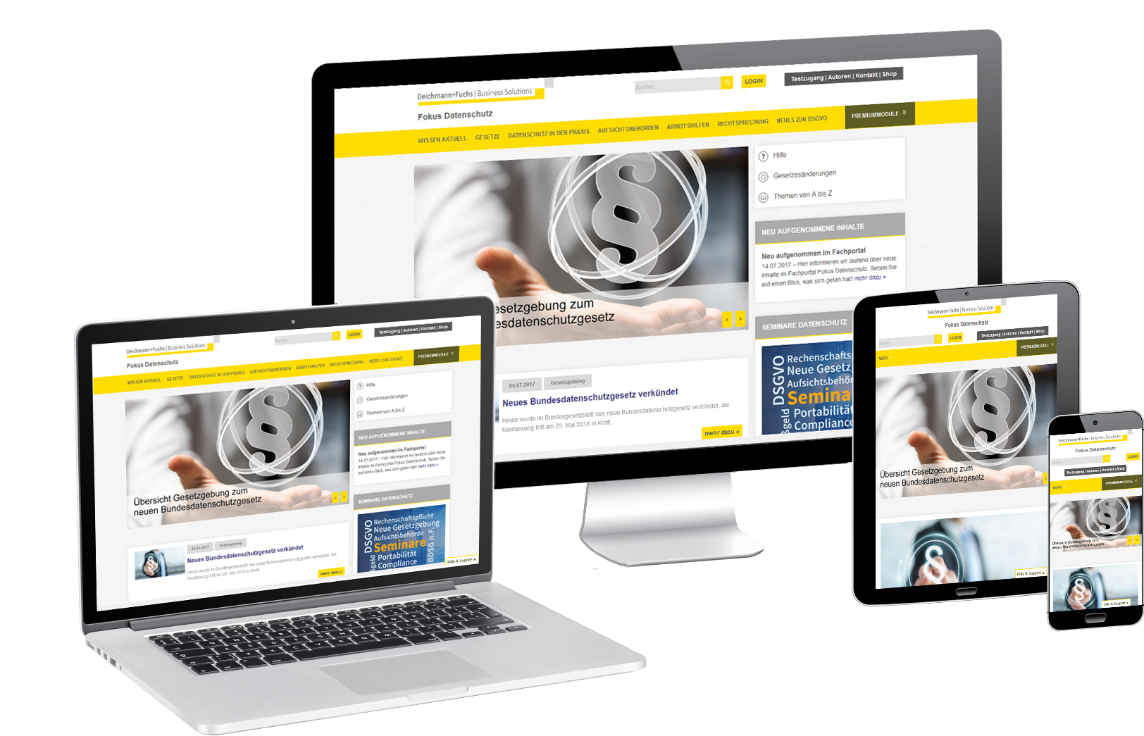 FOKUS Datenschutz - Premiummodul Mitarbeiter-Schulungen zur IT-Sicherheit und zum Datenschutz