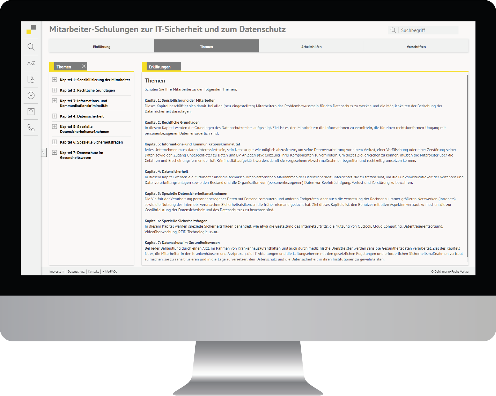 Dieses Bild zeigt das Produkt Mitarbeiter-Schulungen zur IT-Sicherheit und zum Datenschutz